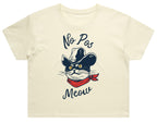 No Pos Meow Wo's Crop Tee