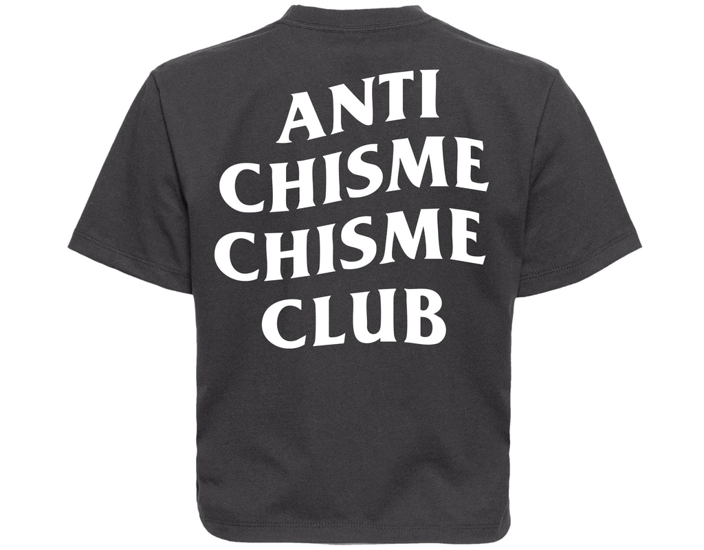 Chisme Club Wo's Crop Tee