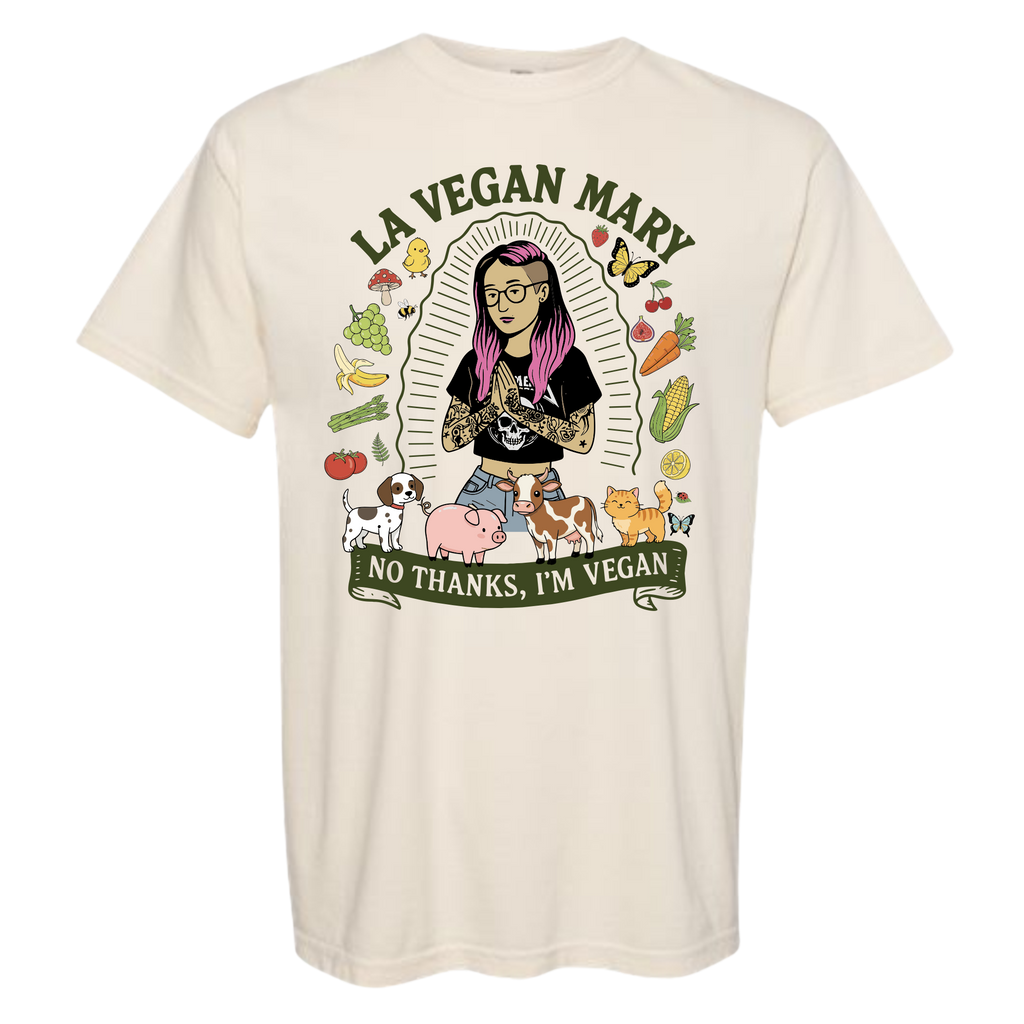 La Vegan Mary Tee - Ships week of 12/8